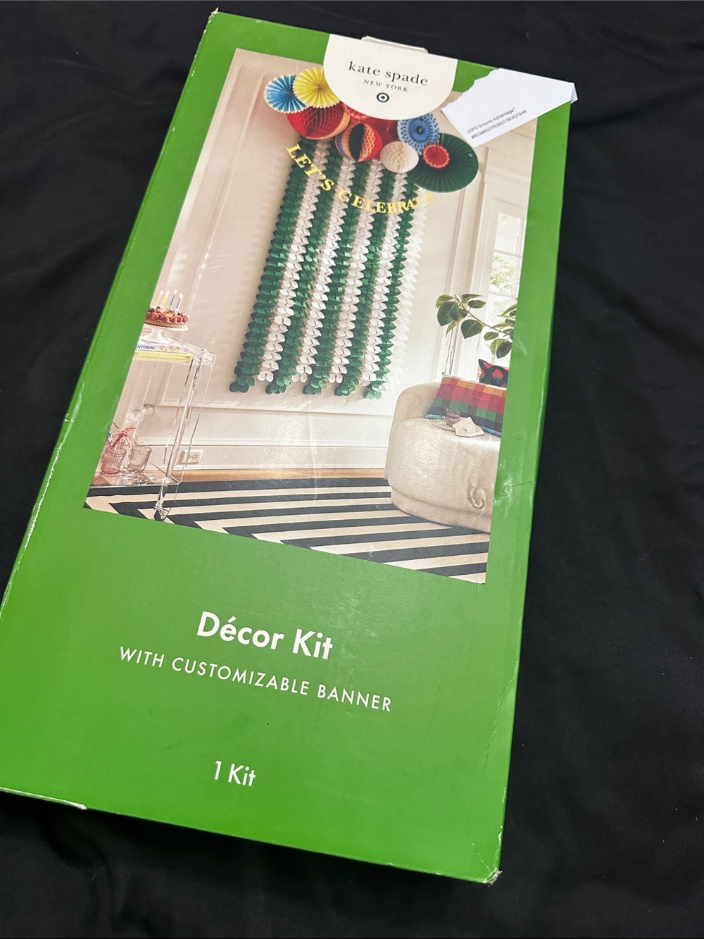 kate spade Green Party Décor Kit with Multicolor Accents